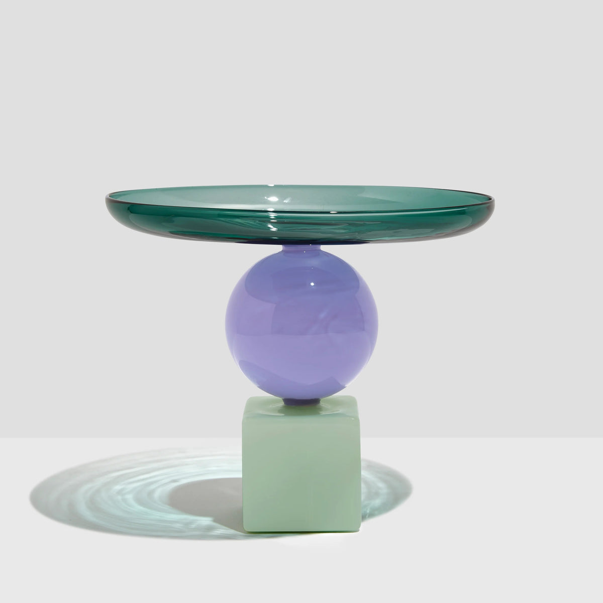 Geo Cake Stand Teal Lilac Jade Spacecraft Creative