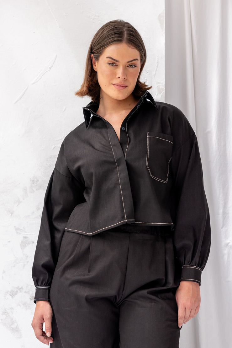 ReCreate Boxy Shirt - Black