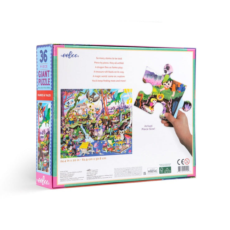 36 Piece Giant Puzzle - Fairies & Tales