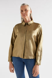 Elk Luche Shirt - Gold Metallic