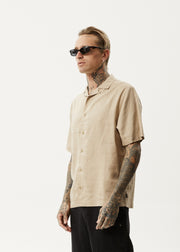 Hemp Cuban Shirt - Taupe