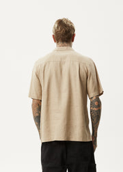 Hemp Cuban Shirt - Taupe