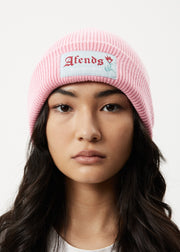 Homely - Recycled Knit Beanie Pink