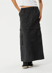 Instinct Recycled Zip Off Skirt - Black