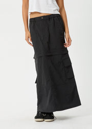 Instinct Recycled Zip Off Skirt - Black