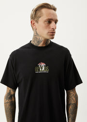 Let It Grow Hemp Boxy Fit Tee - Black