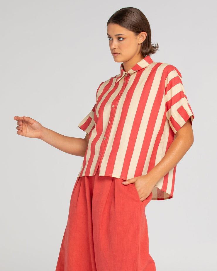 Mina Shirt - Kaia Stripe Last One