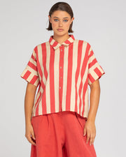 Mina Shirt - Kaia Stripe Last One