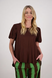 Briarwood Pennie Top - Chocolate Last One Was $289 Now