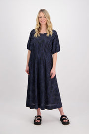 Briarwood Phyllis Dress - Black/Blue Was $399 Now