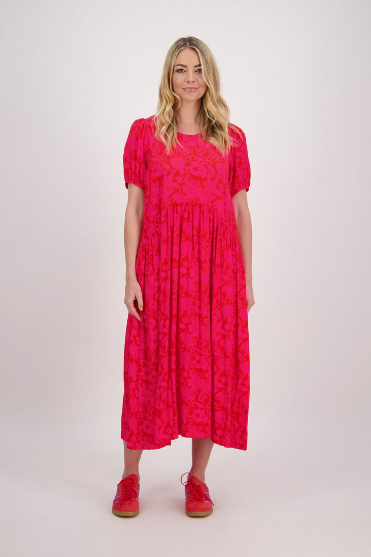 Briarwood Jem Dress - Pink/Red Floral