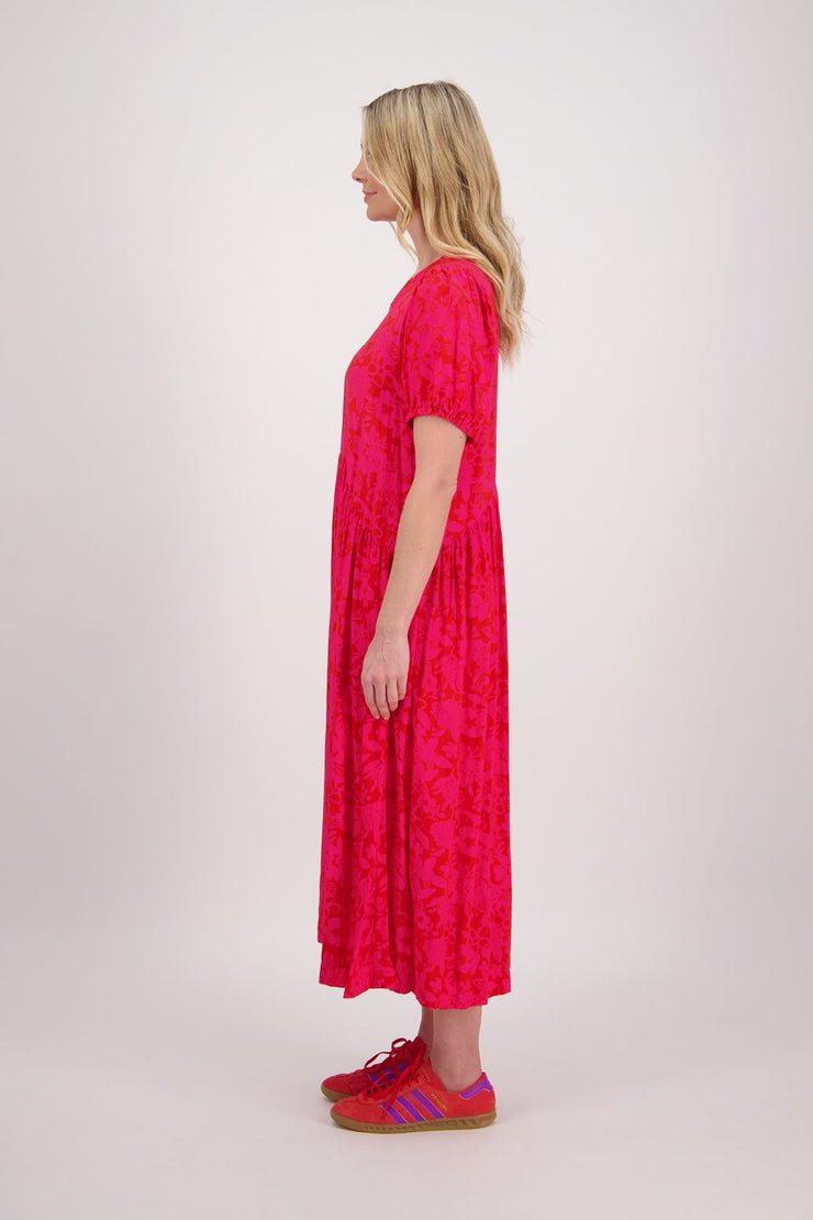 Briarwood Jem Dress - Pink/Red Floral