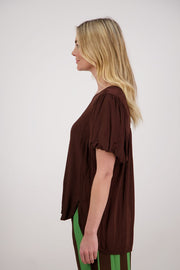 Briarwood Pennie Top - Chocolate Last One Was $289 Now