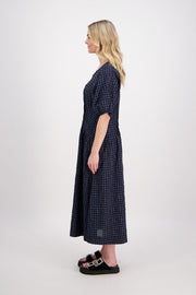 Briarwood Phyllis Dress - Black/Blue Was $399 Now