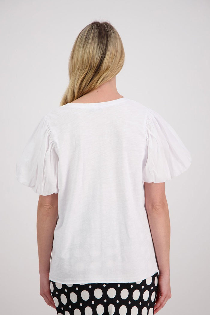 Briarwood Prim Top - White