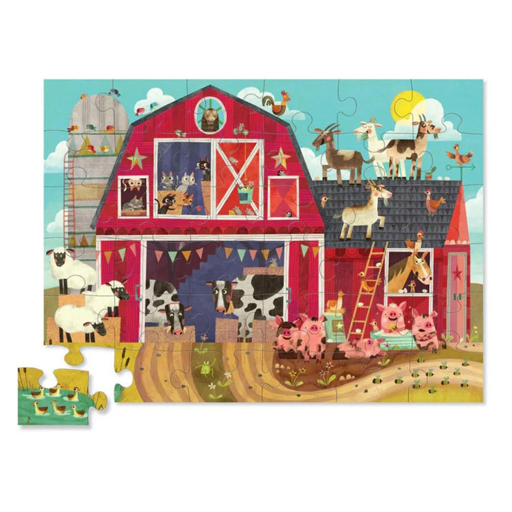 Crocodile Creek Barnyard Buddies Floor Puzzle