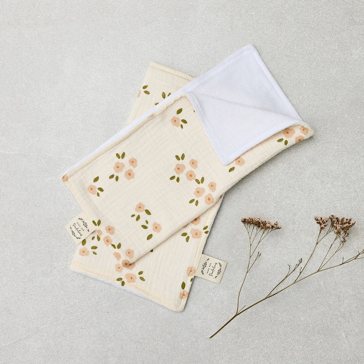 Organic Muslin Washcloth Daisy - Set of 2