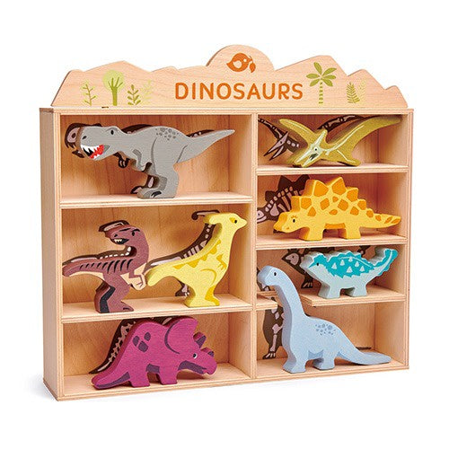 Wooden Dinosaur Set