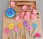 Wild Dough Stamper & Cutter - Flowers