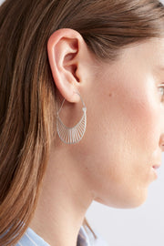 Elk  Solsken Hoop Earrings -Small