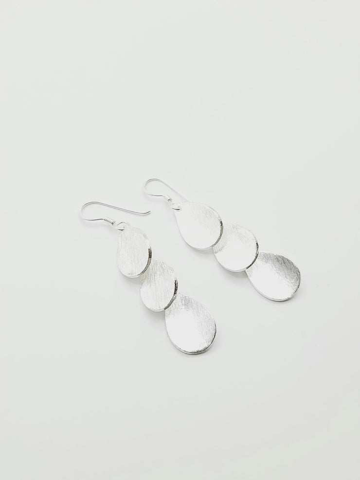 Sterling Silver Raindrop Earrings