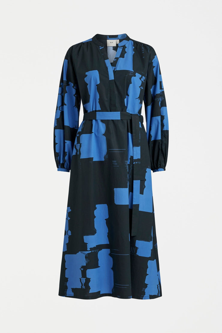 Elk Deze Dress - Blue Rolla Print Was $399 Now