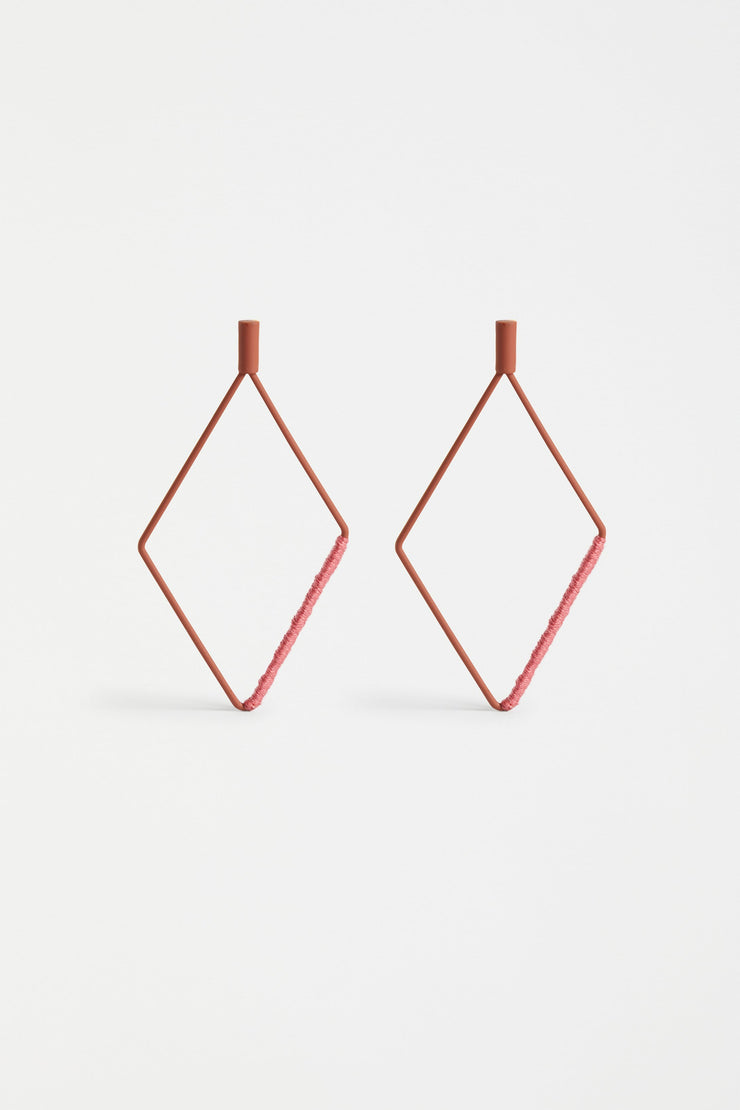 Nett Drop Earrings - Copper