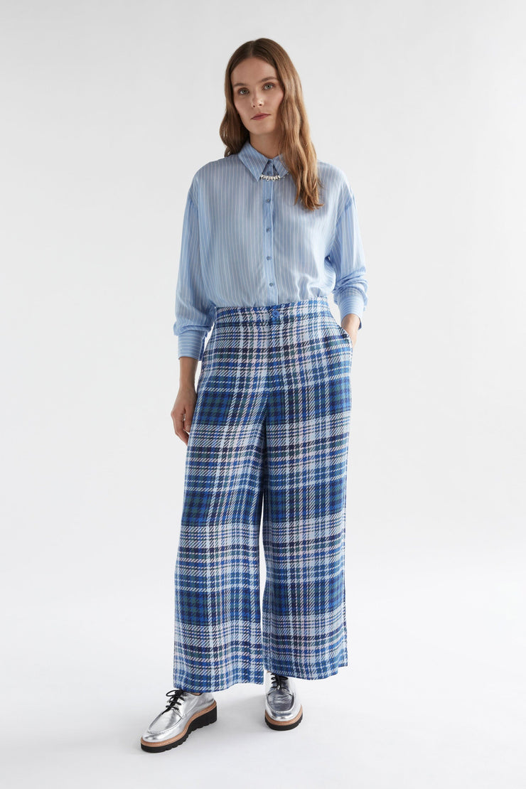 Elk Ranie Pant - Blue Multi Check