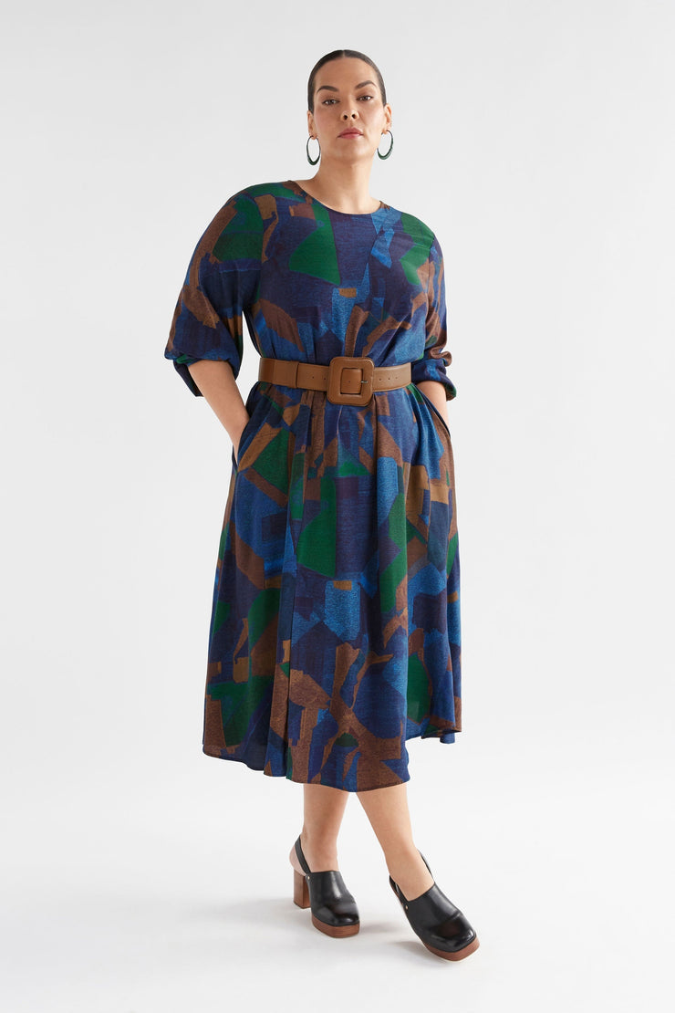 Elk Dega Dress - Orda Print