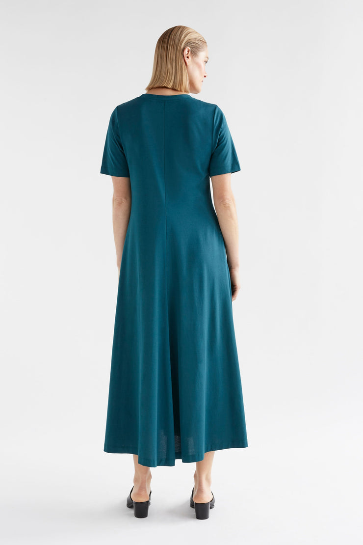 Elk Dega T Shirt Dress - Reed Green