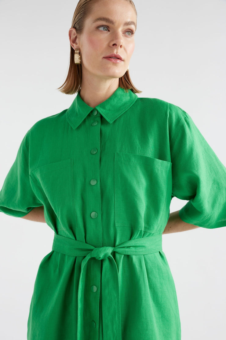 Elk Nayte Dress - Vine Green Last One