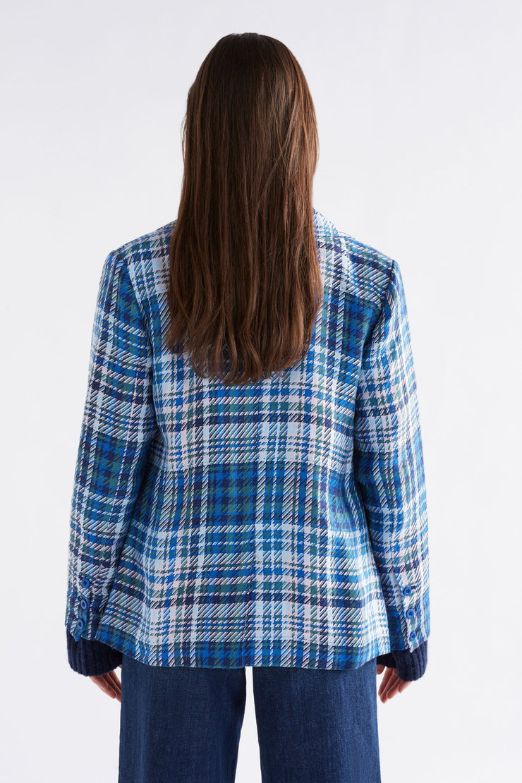 Elk Ranie Jacket - Blue Multi Check