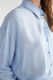 Elk Sera Shirt - Pale Blue Stripe