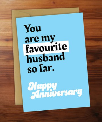 Favourite Husband - Card