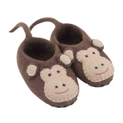 Felt Slippers - Monkey