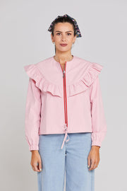 Flounce Jacket - Soft Pink