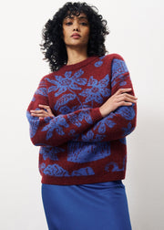 Egenie Sweater - Flora Blue