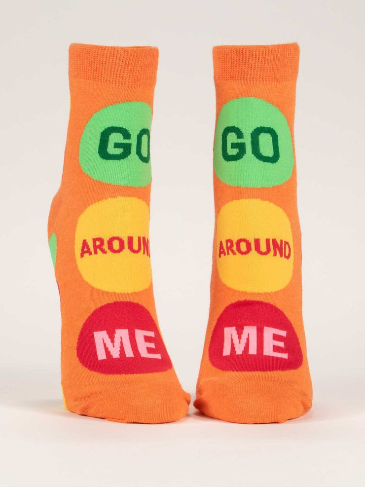 Womens Ankle Socks - Go Around Me