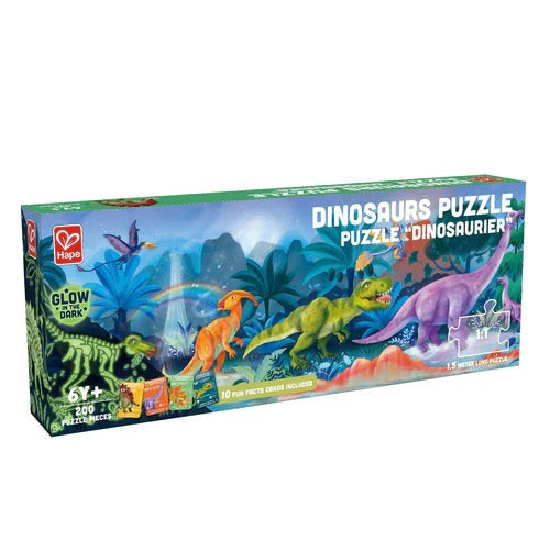 Hape Dinosaur Puzzle - Glow in the Dark