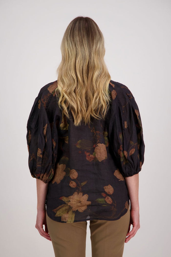 Briarwood Harlow Top - Black Floral