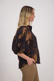 Briarwood Harlow Top - Black Floral