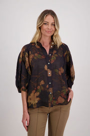 Briarwood Harlow Top - Black Floral