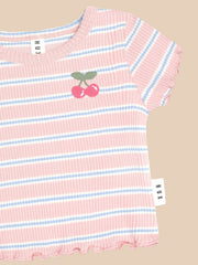 Candy Stripe Rib Tee