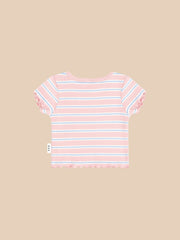 Candy Stripe Rib Tee