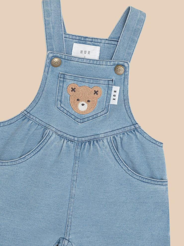 Huxbear Knit Denim Short Overalls Was $85 Now