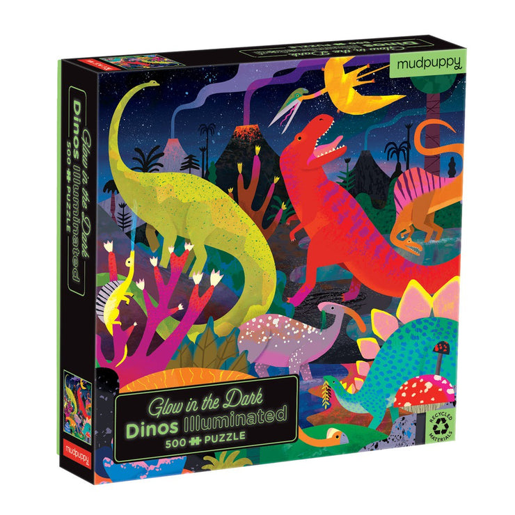 Illuminated Dinosaurs 500 Piece Puzzle