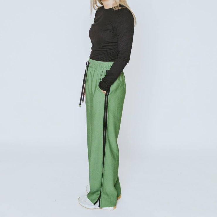 Indiana Wide Leg Pants - Dill