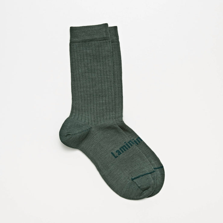 Lamington Crew Length Socks - Tuatara