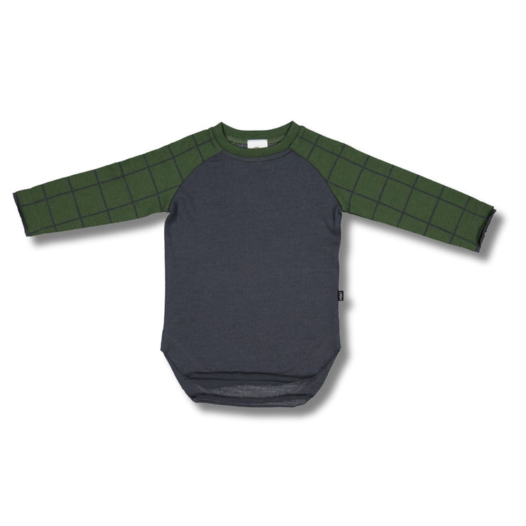 Merino Levi Raglan Tee - Forest