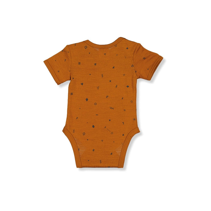 Merino Ezra Bodysuit - Rust Elements